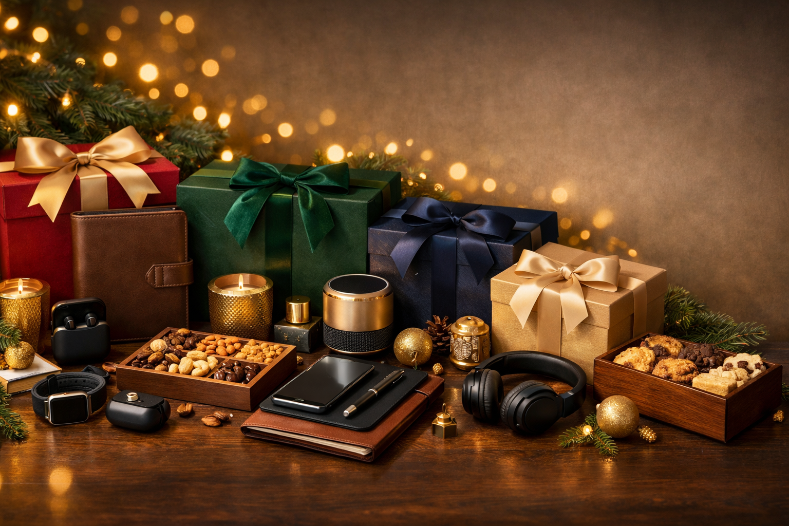 Premium Diwali gift hamper with traditional sweets and decorative diya