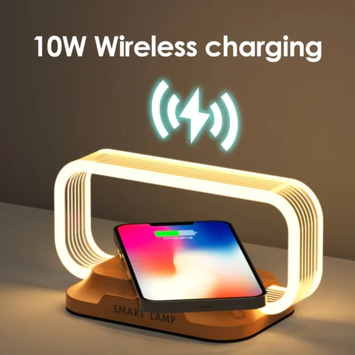 LED Desk Lamp with Wireless Charging